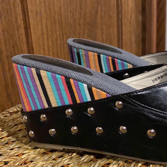Passions Studded Multi-colored Platform Sandals-Style-Debbie-Women’s Size 10 - Picture 2 of 11
